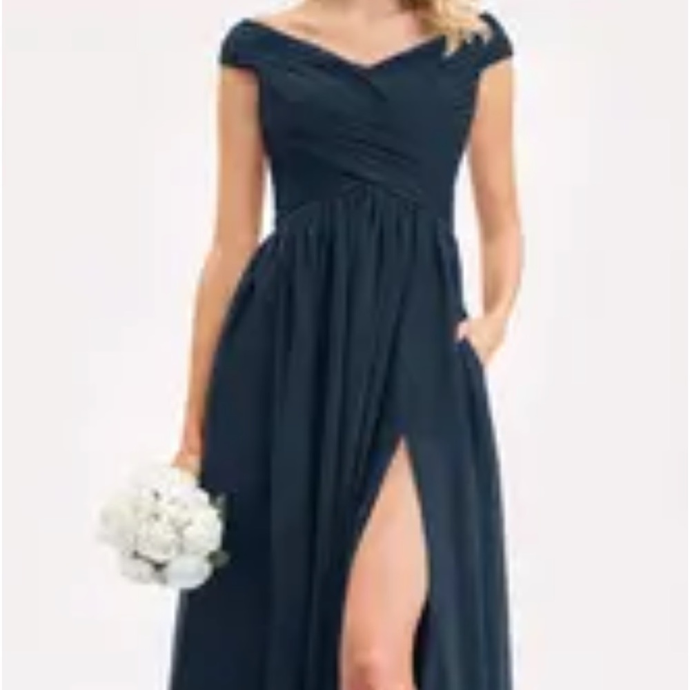 NEVER WORN Navy sleeveless long dress, gown
